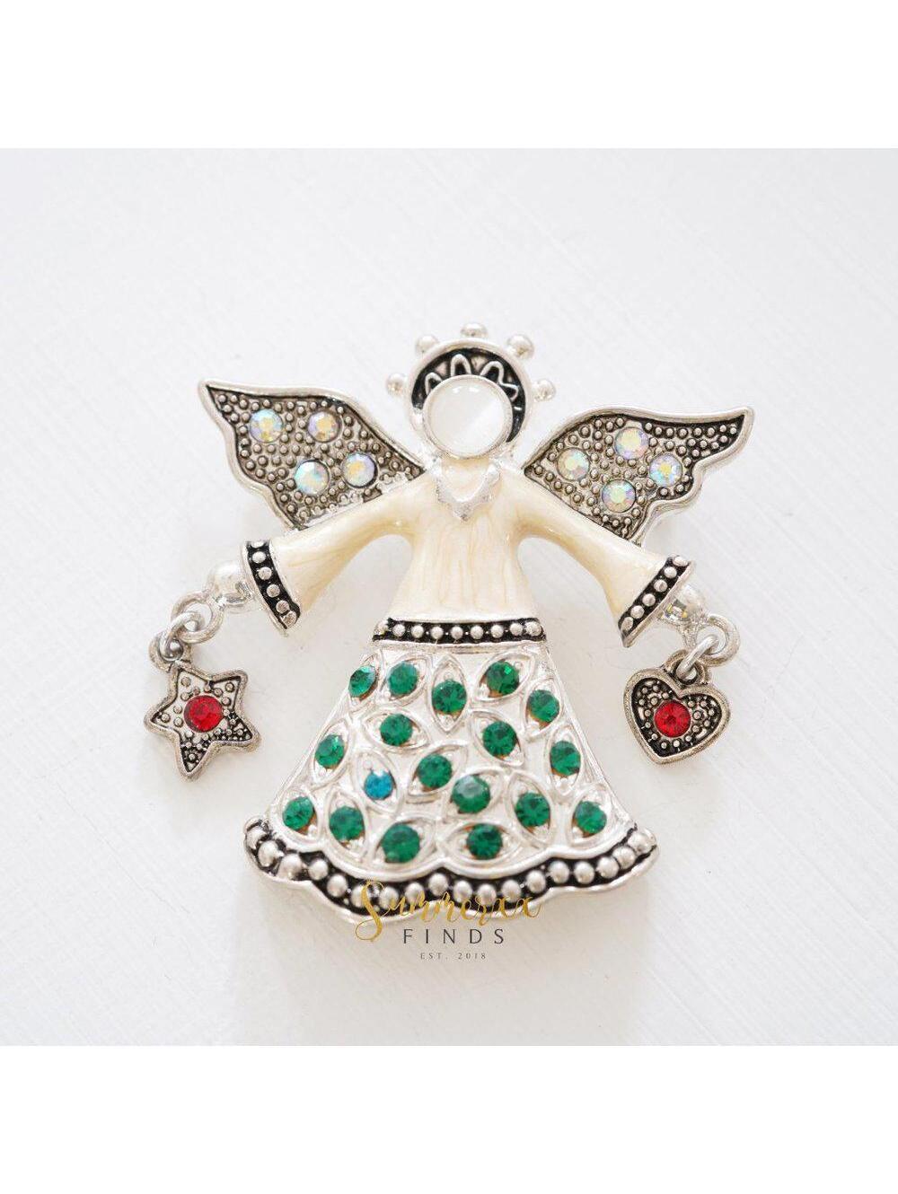 Vintage Angel Brooch Pin Kenneth Cole